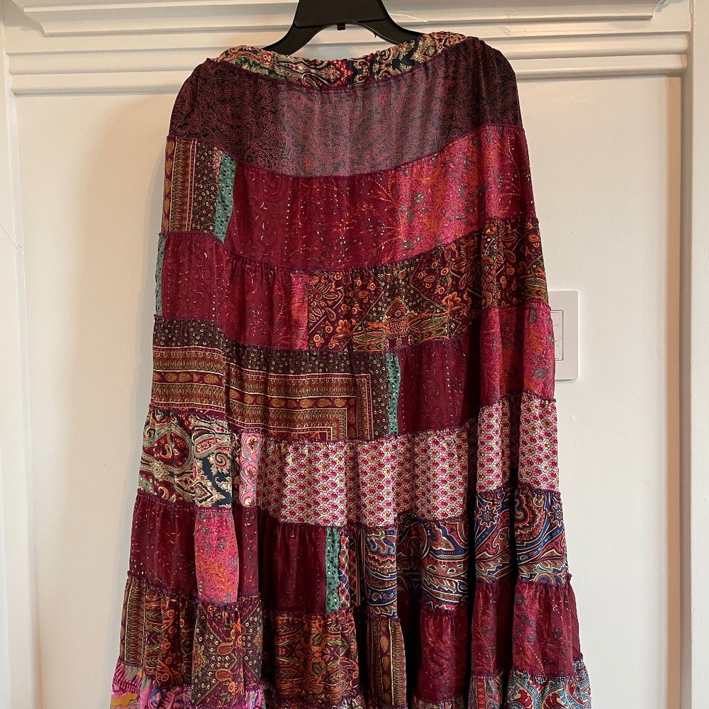 Cienna Stevie Patchwork Maxi Skirt